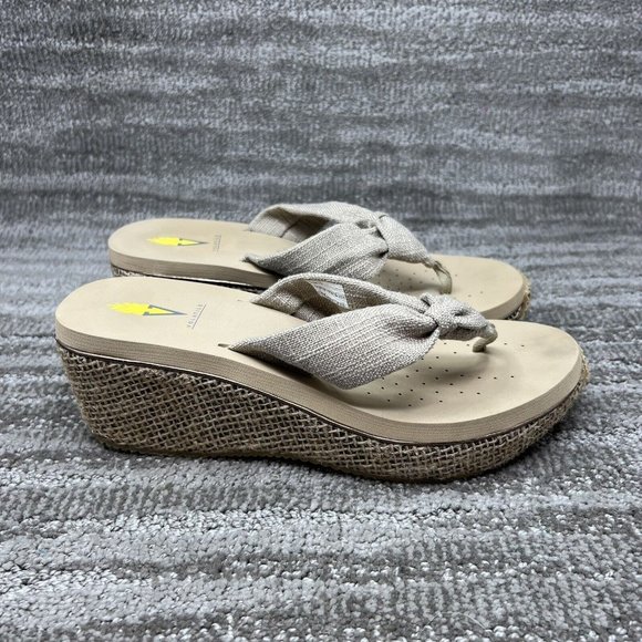 Frappachino Volatile Wedge Flip Flops Women's VOLATILE Frappachino